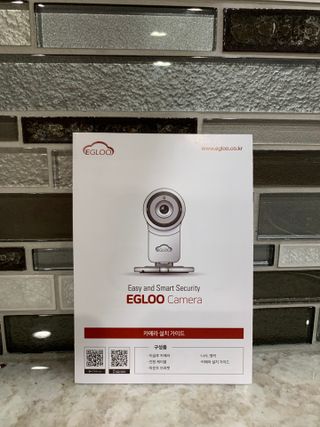 온습도 모니터와 스마트 리모컨이 탑재된 EGLOO cam S4 1080P Wi-Fi 스마트 카메라 — 3.5점을 준 리뷰어가 2021년 6월 올린 사용 사진