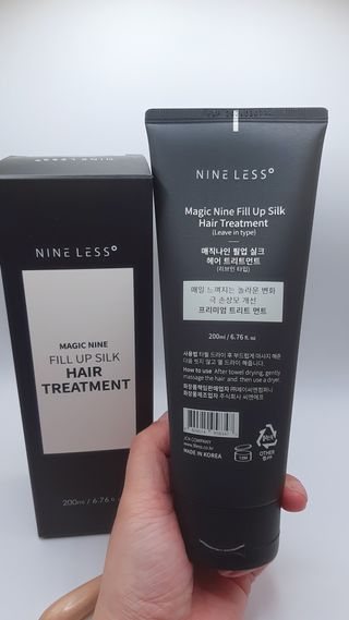 나인레스 매지나인 필 업 실크 트리트먼트 200ml 6.76 fl. 온스 유형에 남겨 — 5점을 준 리뷰어가 2022년 4월 올린 사용 사진