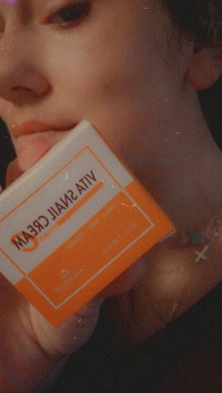 [THE SKIN HOUSE] Vita Snail Cream — 5점을 준 리뷰어가 2022년 4월 올린 사용 사진