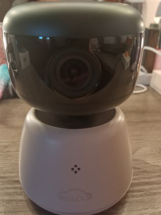 온습도 모니터와 스마트 리모컨이 탑재된 EGLOO cam S4 1080P Wi-Fi 스마트 카메라 — 4점을 준 리뷰어가 2021년 9월 올린 사용 사진