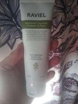 라비엘 머그워트 그린머드 팩투폼 페이스 클렌저, 4.1fl oz(120ml), 2-in-1 멀티 클렌저 — 4.5점을 준 리뷰어가 2022년 9월 올린 사용 사진