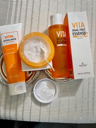 Vita Snail Trio Set [First Essence, Cream, Gel Cleanser] — 5점을 준 리뷰어가 2021년 9월 올린 사용 사진