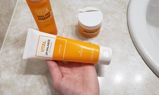 Vita Snail Trio Set [First Essence, Cream, Gel Cleanser] — 5점을 준 리뷰어가 2021년 8월 올린 사용 사진