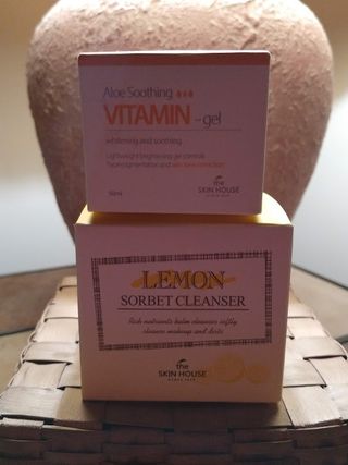 [THE SKIN HOUSE] Lemon Sorbet Cleanser, Aloe Soothing Vitamin Gel — 5점을 준 리뷰어가 2021년 12월 올린 사용 사진