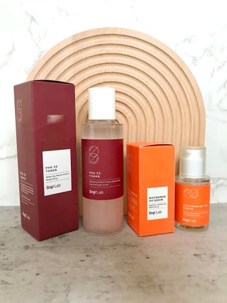 SNP LAB PHA  5 토너 150ml + 나이아신아마이드 10 세럼 32ml 세트 — 4.5점을 준 리뷰어가 2021년 9월 올린 사용 사진