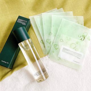Pyunkang Yul 편강 율 진정 수분 강화 토너 150ml & 진정 마스크팩 10ea — 5점을 준 리뷰어가 2021년 8월 올린 사용 사진