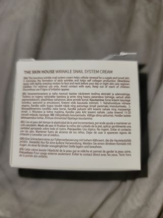 [THE SKIN HOUSE] Wrinkle System Cream — 5점을 준 리뷰어가 2022년 1월 올린 사용 사진