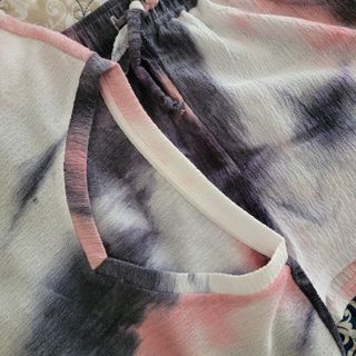 noflik Tie Dye Short Set-여성용 타이 다이 라운지 세트 — 5점을 준 리뷰어가 2021년 7월 올린 사용 사진