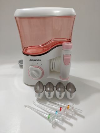 Aquapick AQ-350 물 Flosser 전기 치과 수조 치아 용 전문 구강 세정기 — 5점을 준 리뷰어가 2022년 4월 올린 사용 사진