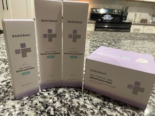 바노바기 코스메틱 바노바기 밀크씨슬 리페어 시카 폼 클렌저 플러스 120ml + 선스크린 플러스 50ml — 5점을 준 리뷰어가 2023년 8월 올린 사용 사진