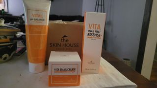 Vita Snail Trio Set [First Essence, Cream, Gel Cleanser] — 4점을 준 리뷰어가 2021년 9월 올린 사용 사진