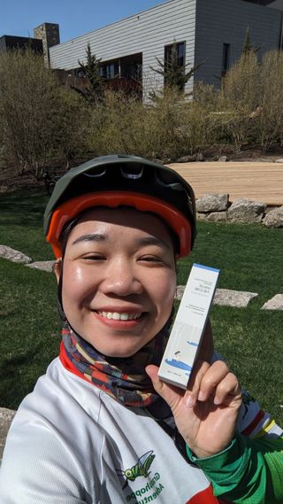 Round Lab Birch Juice Moisturizing Sunscreen — 5점을 준 리뷰어가 2024년 4월 올린 사용 사진