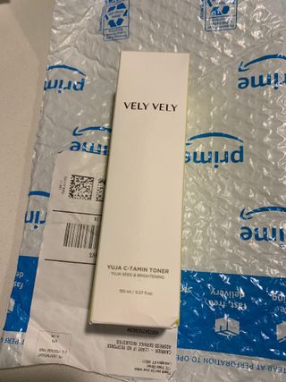 VELY VELY Yuja C-Tamin Toner — 5점을 준 리뷰어가 2021년 4월 올린 사용 사진