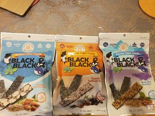 UNCLE NICK 한국 슈퍼 스낵 블랙 &amp; 블랙 김 스낵 — 5점을 준 리뷰어가 2021년 12월 올린 사용 사진
