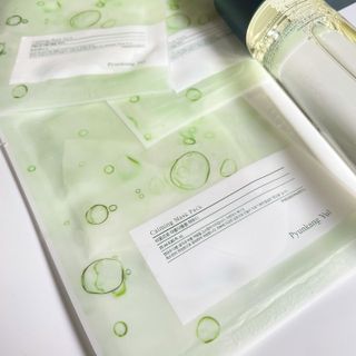 Pyunkang Yul 편강 율 진정 수분 강화 토너 150ml & 진정 마스크팩 10ea — 5점을 준 리뷰어가 2021년 9월 올린 사용 사진