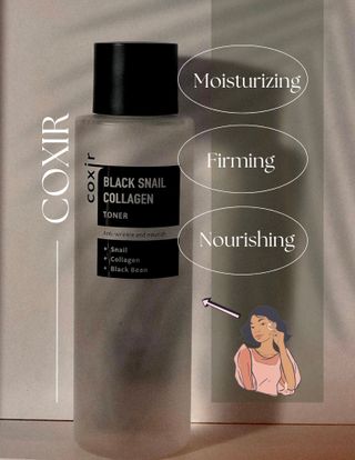 [Coxir] Black Snail Collagen Toner — 5점을 준 리뷰어가 2022년 3월 올린 사용 사진