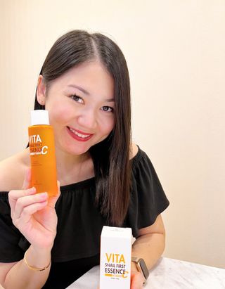 [THE SKIN HOUSE] Vita Snail First Essence — 5점을 준 리뷰어가 2022년 3월 올린 사용 사진
