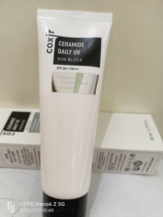[Coxir] Ceramide Daily UV Sun Block — 5점을 준 리뷰어가 2022년 7월 올린 사용 사진