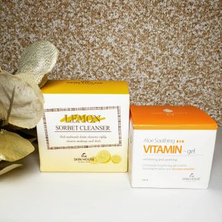 [THE SKIN HOUSE] Lemon Sorbet Cleanser, Aloe Soothing Vitamin Gel — 5점을 준 리뷰어가 2021년 12월 올린 사용 사진