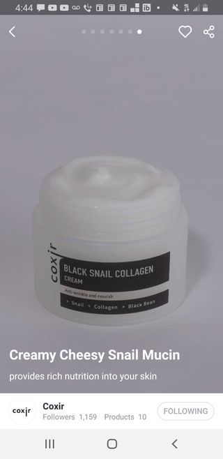 Black Snail Collagen Trio Set [Toner, Serum and Cream] — 3점을 준 리뷰어가 2021년 9월 올린 사용 사진
