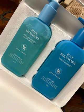 TS 블루에디션(샴푸200ml+바디워시200ml SET) — 5점을 준 리뷰어가 2023년 6월 올린 사용 사진
