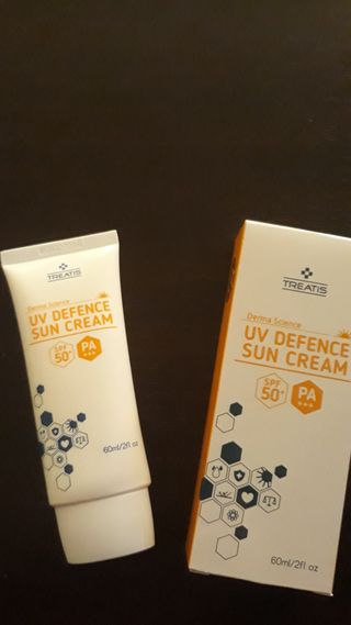 트리티스 US [TREATIS] UV Defence Sun Cream PA+++ / SPF50+ — 4점을 준 리뷰어가 2021년 2월 올린 사용 사진
