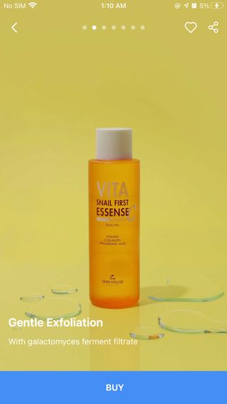 Vita Snail Trio Set [First Essence, Cream, Gel Cleanser] — 5점을 준 리뷰어가 2021년 9월 올린 사용 사진