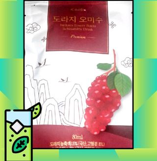 [K-doraji] Omija Berry Drink–80ml pouches of Bellflower Root Concentrate with Omija Berry — 5점을 준 리뷰어가 2021년 8월 올린 사용 사진