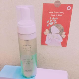제주인디 폴리인디고 내 피부에 쪽 폼클렌징 — 5점을 준 리뷰어가 2021년 10월 올린 사용 사진
