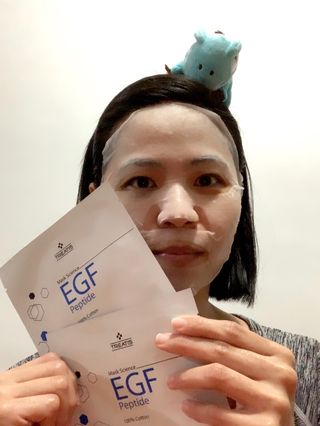 트리티스 [Treatis] Facial Sheet Mask — 5점을 준 리뷰어가 2020년 12월 올린 사용 사진