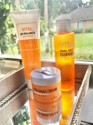 Vita Snail Trio Set [First Essence, Cream, Gel Cleanser] — 4.5점을 준 리뷰어가 2021년 9월 올린 사용 사진
